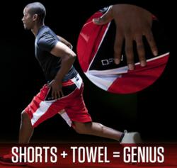 Shorts + Towel = Genius